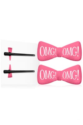 Double Dare OMG! Hair Up Bow Pin Hot Pink - Double Dare заколки для фиксации волос в цвете "Ярко-розовый"